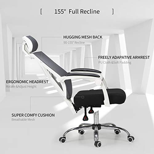 Hbada Ergonomic Office Chair - Reclining with Lumbar Support