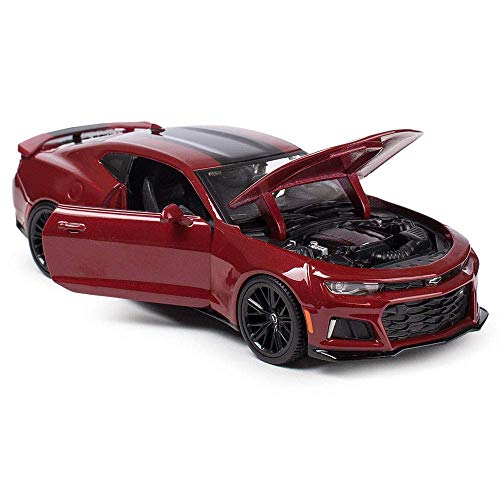 2017 Chevrolet Camaro ZL1 Burgundy 1/24 Diecast Model Car by Maisto 31512