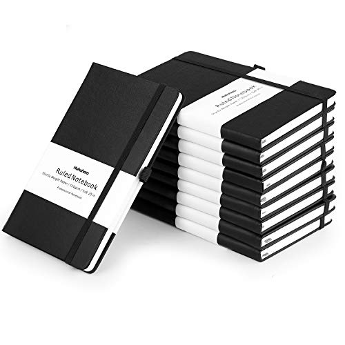 Huhuhero 10 Pack Notebooks Journals, Classic Ruled Notebook