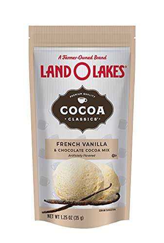 Land O Lakes Cocoa Classics, French Vanilla & Chocolate Hot Cocoa Mix, 1.25-Ounce Packets (Pack of 36)