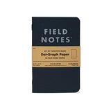 Field Notes: Pitch Black Memo Book 3-Pack