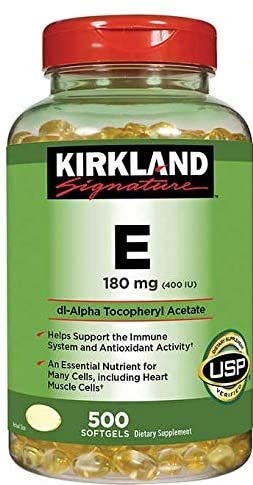 Kirkland Signature Vitamin E 400 I.U. 500 Softgels