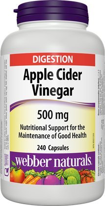 Webber Naturals Apple Cider Vinegar 240 Capsules