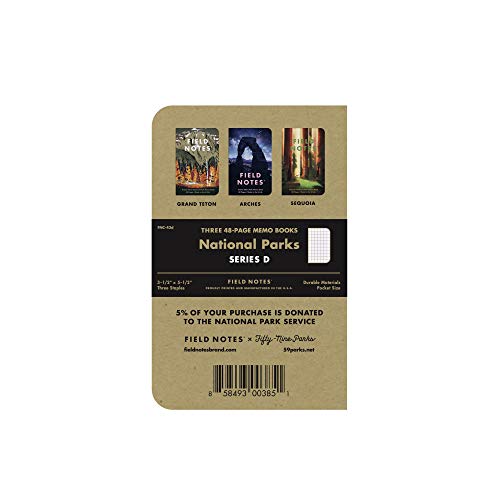 Field Notes: National Parks Series D 3-Pack