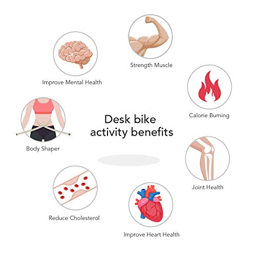 FlexiSpot Under Desk Bike Home Office Exercise Bike