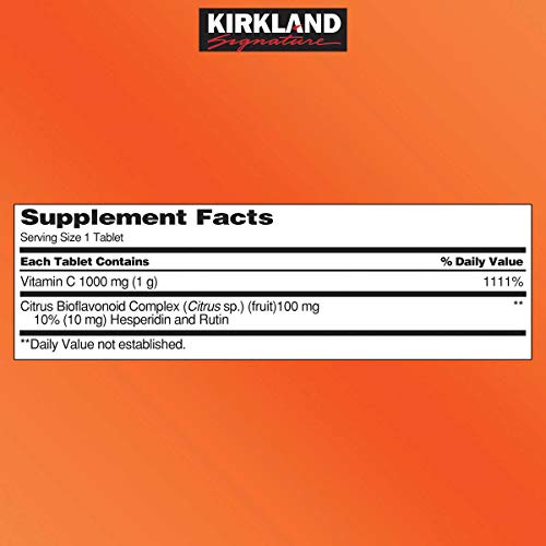 Kirkland Signature Vitamin C, 1000mg, 500 Tabs