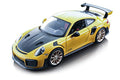 Maisto Porsche 911 GT2 RS Yellow with Carbon Hood 1/24 Diecast Model Car 31523