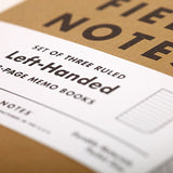 Field Notes: Left Handed Original Kraft 3-Pack