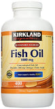 Kirkland Signature Natural Fish Oil Concentrate with Omega-3 Fatty Acids - 400 Softgels