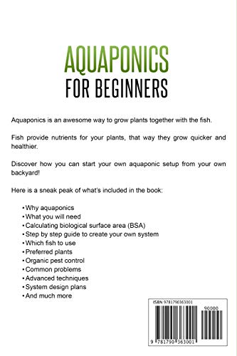 Aquaponics for Beginners: How to Build your own Aquaponic Garden that will Grow Organic Vegetables