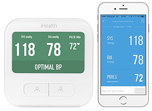 iHealth Clear Wireless Upper Arm Blood Pressure Monitor