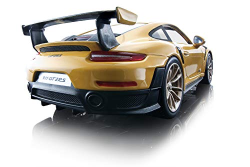 Maisto Porsche 911 GT2 RS Yellow with Carbon Hood 1/24 Diecast Model Car 31523