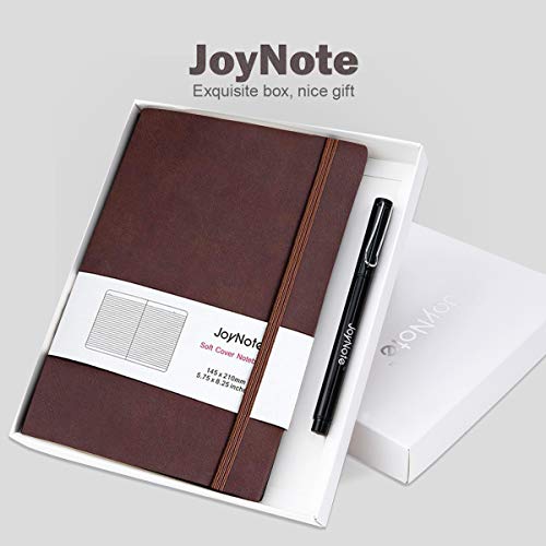 JoyNote A5 Classic Journal Notebook, Collegue Ruled Notebooks with Pen Loop