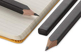 Moleskine Classic Wood Pencils, 2B and HB Lead, Black