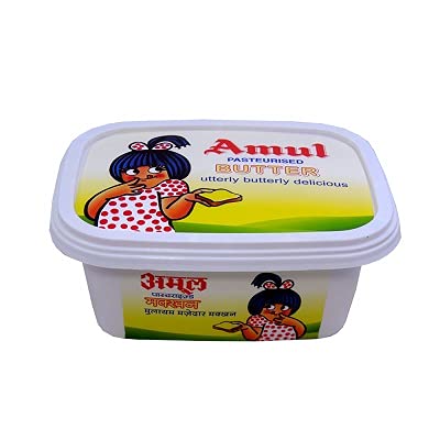 Amul Butter Tub, 200 Gm (Pack of 2)