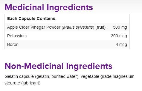 Webber Naturals Apple Cider Vinegar 240 Capsules