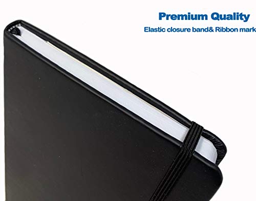 Classic Notebook Journals, 2 Pack 5.25"x8.25" Ruled Hardcover