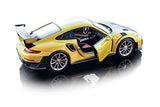 Maisto Porsche 911 GT2 RS Yellow with Carbon Hood 1/24 Diecast Model Car 31523
