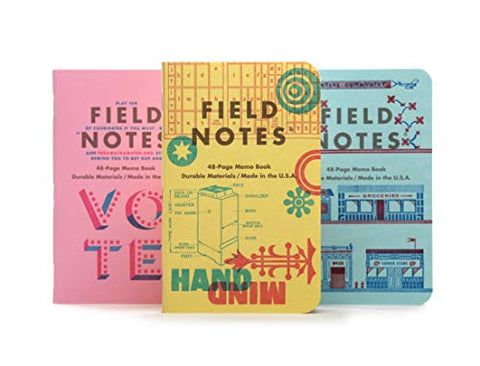 Field Notes: United States of Letterpress Series C 3-Pack