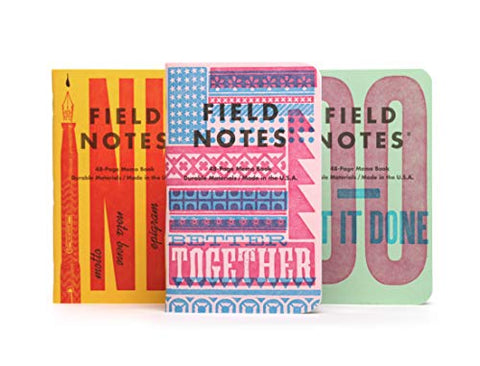 Field Notes: United States of Letterpress Series B 3-Pack