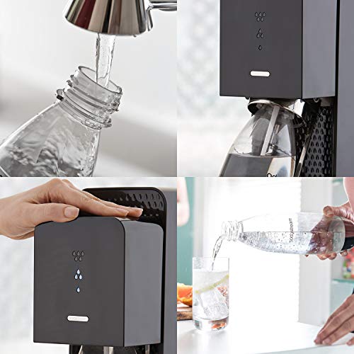 SodaStream Source Sparkling Water Maker, Carbonator Not Included, Black