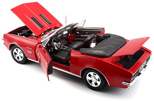 Maisto 1:18 Scale 1967 Chevy Camaro SS 396 Convertible Diecast Vehicle (Colors May Vary)