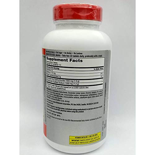 Kirkland Signature Extra Strength Glucosamine 1500mg/Chondroitin 1200mg Sulfate - 220 tablets