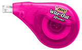 BIC Clean Wite-Out Brand EZ Correct Correction Tape, 4-Count, 5.25 x .75 x 8.125 (WOTAPP418-WHI)