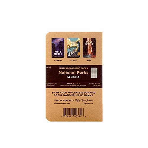 Field Notes: National Parks Series A 3-Pack