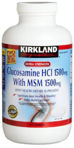 Kirkland Signature Glucosamine HCI With MSM