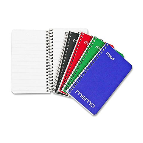 Mead Small Spiral Notebook, Spiral Memo Pad