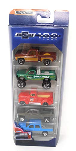 Matchbox 100 Years Anniversary Chevrolet Trucks 5-Pack