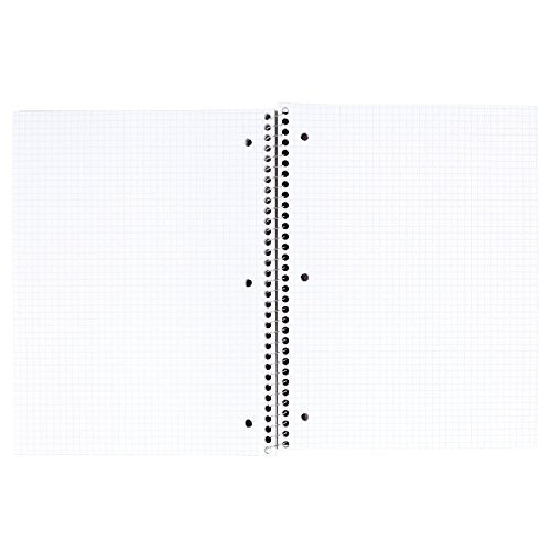 Mead Spiral Notebook, 1 Subject, Quad Ruled, 100 Sheets