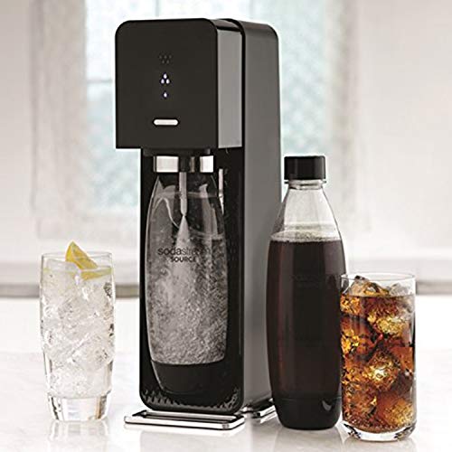 SodaStream Source Sparkling Water Maker, Carbonator Not Included, Black
