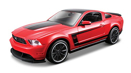 Maisto 1:24 Scale Assembly Line 2012 Ford Mustang Boss 302 Diecast Model Kit (Colors May Vary)