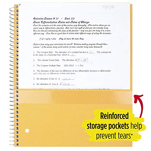 Five Star Spiral Notebooks, 1 Subject, College Ruled Paper