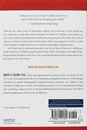 Influence: The Psychology of Persuasion, Revised Edition