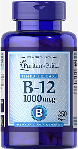 Puritan's Pride Vitamin B-12 250 Caplets