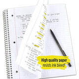 Five Star Spiral Notebooks, 1 Subject, College Ruled Paper
