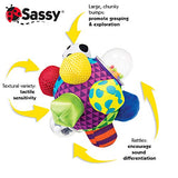 Sassy Developmental Bumpy Ball | Easy to Grasp Bumps Help Develop Motor Skills