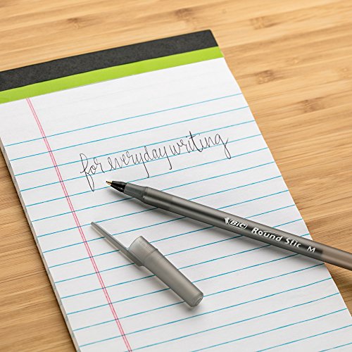 BIC Round Stic Xtra Life Ballpoint Pen, Medium Point (1.0mm), Black, 60-Count