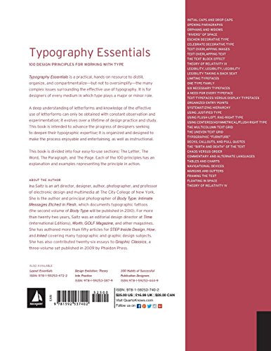 Typography Essentials: 100 Design Principles for Working with Type (Design Essentials)