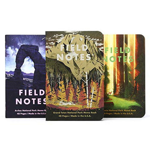 Field Notes: National Parks Series D 3-Pack
