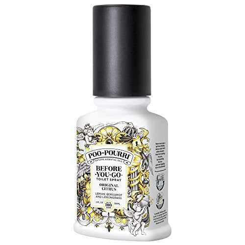 Poo-Pourri Before-You-Go Toilet Spray 2 oz Bottle, Original Citrus Scent