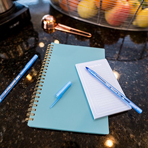 BIC Round Stic Xtra Life Ballpoint Pen, Medium Point (1.0mm), Blue, 60-Count (GSM609-BLUE)