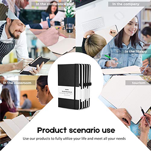 Huhuhero 10 Pack Notebooks Journals, Classic Ruled Notebook