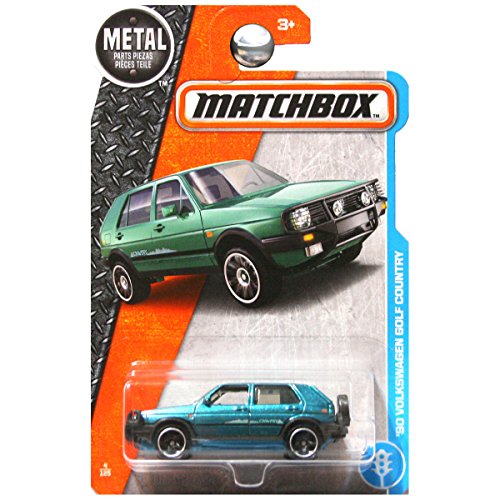 Matchbox 2017 Adventure City '90 VW Volkswagen Golf Country 4/125, Green