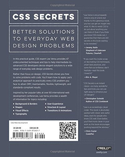CSS Secrets: Better Solutions to Everyday Web Design Problems