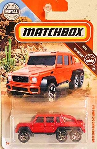 Matchbox Mercedes Benz G63 AMG 6x6 Red 79/100 MBX Off-Road 5/20