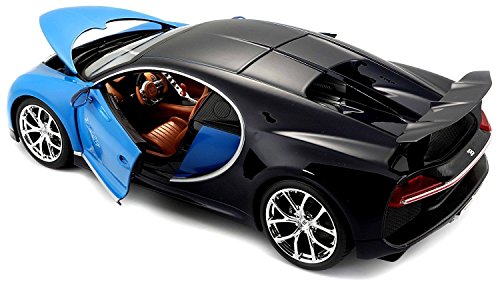 2016 Bugatti Chiron Blue 1/18 Diecast Model Car